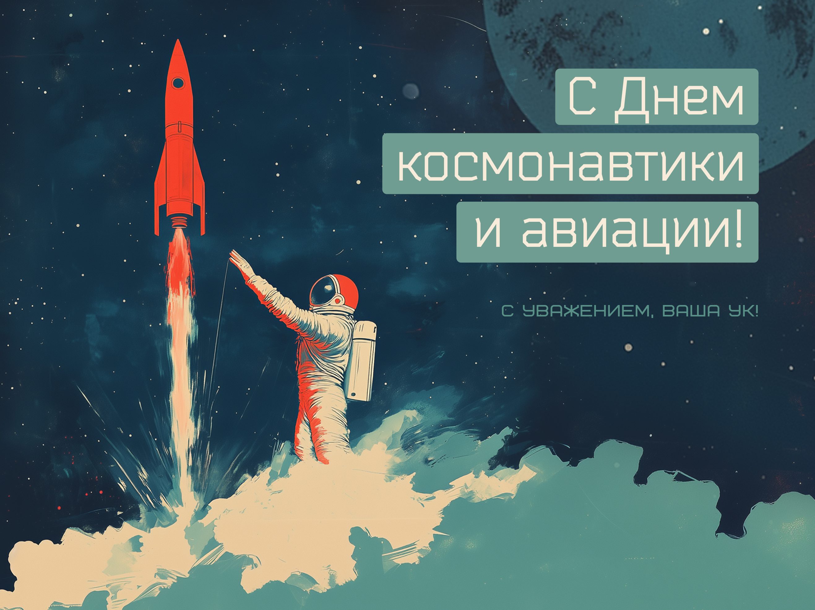 С Днем космонавтики!